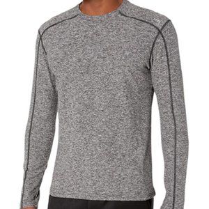 SODO Long-Sleeve Performance Shirt Gray Size Small